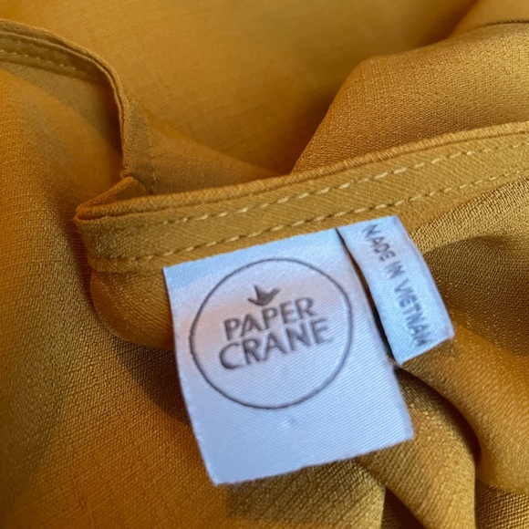 Women’s Mustard Green Spaghetti Tank ( xs ) - Picture 2 of 3